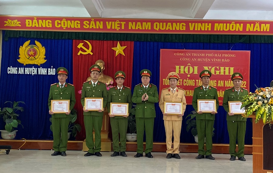 Công an huyện Vĩnh Bảo: Triển khai nhiệm vụ công tác năm 2023